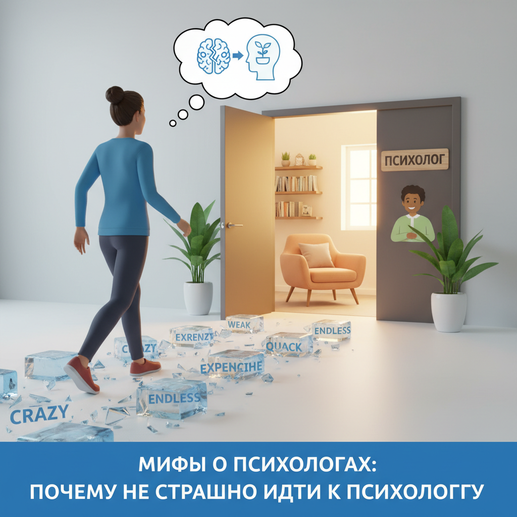 Мифы о психологах: почему не страшно идти к психологу в СПб